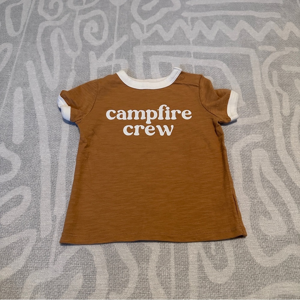 Little Co Campfire Crew Short Sleeve T-Shirt 9m